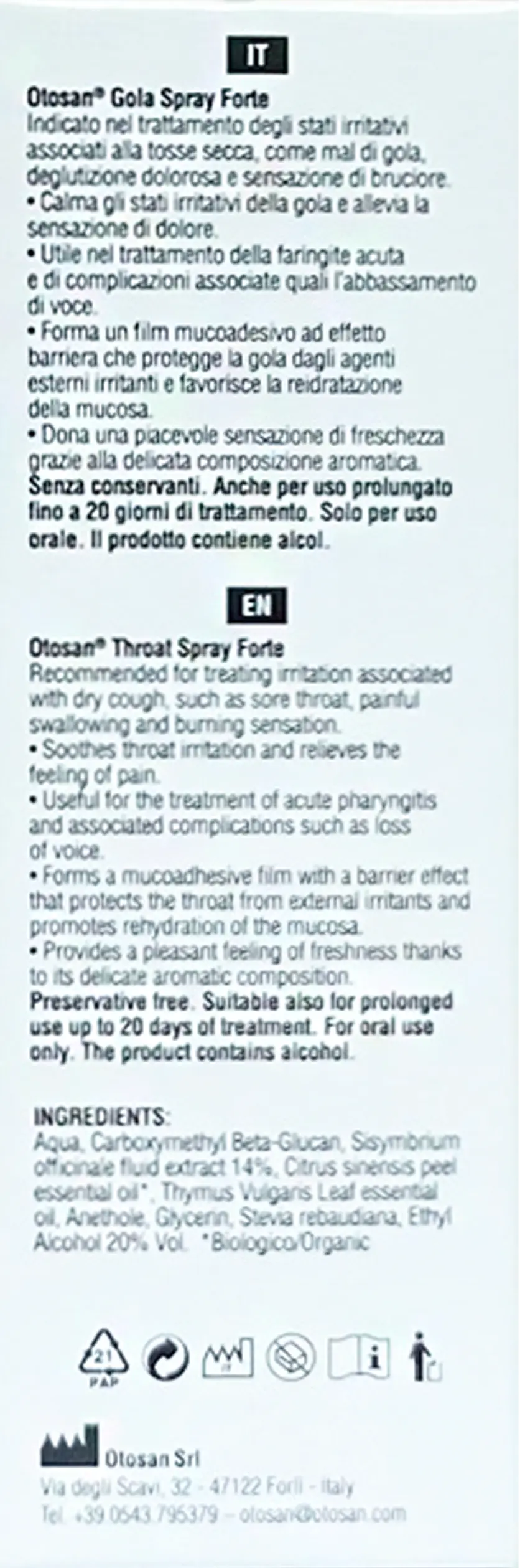 Otosan Throat Spray Forte