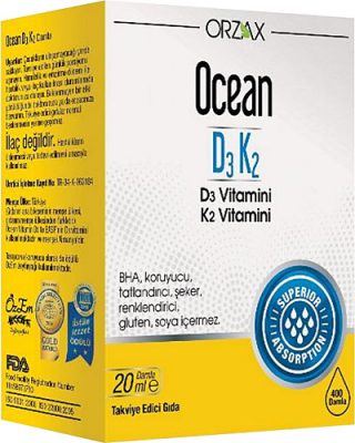 Ocean D3K2 dạng xịt - thực phẩm chức năng bổ sung vitamin D3, K2