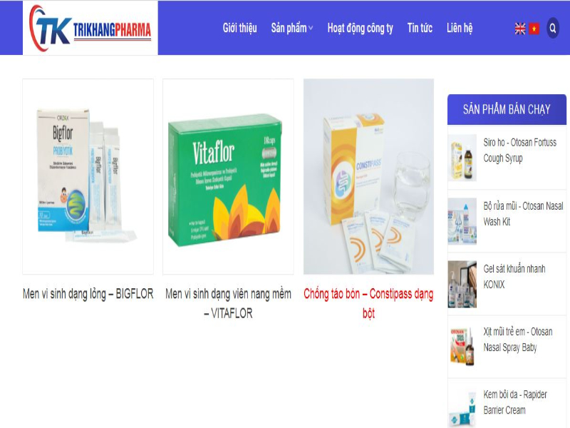 Trí Khang Pharma chuyên phân phối các sản phẩm dược phẩm từ thương hiệu uy tín