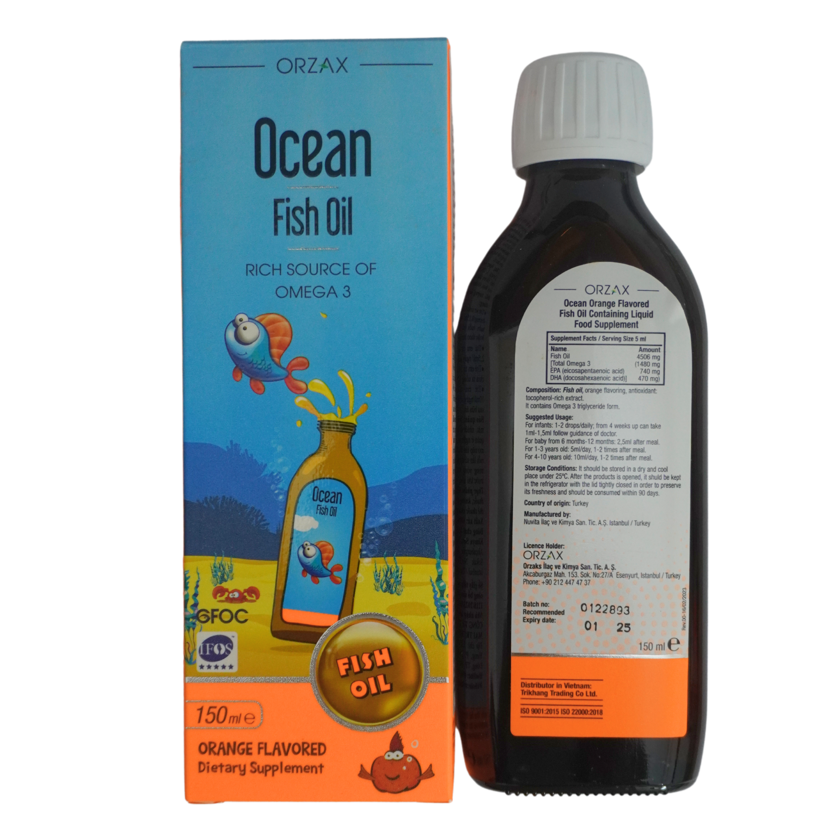 Ocean Fish Oil - Enhancing intelligence, clear-eyed