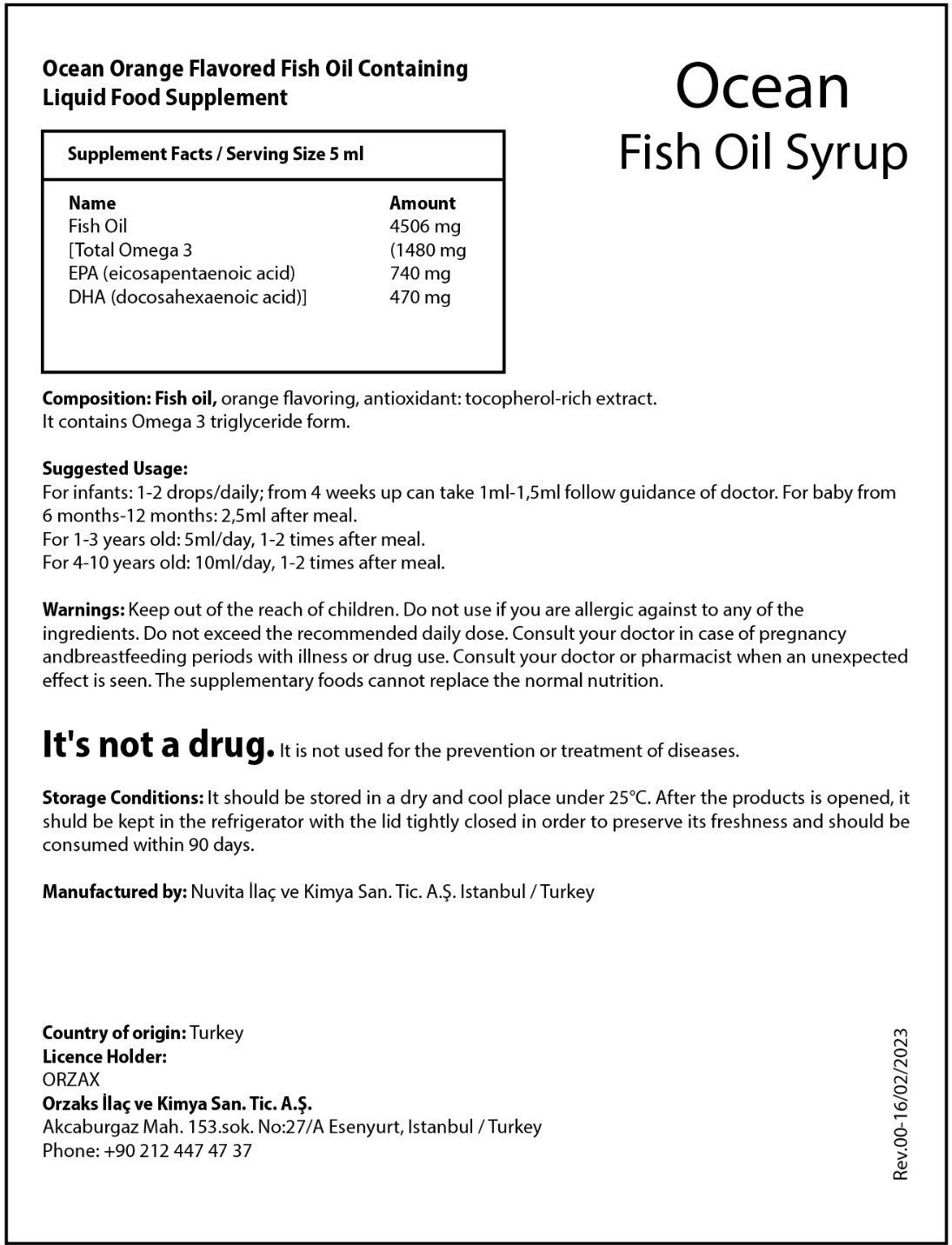 Ocean Fish Oil - Enhancing intelligence, clear-eyed