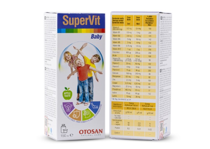 SuperVit Baby - Comprehensive formula with 21 vitamins and minerals