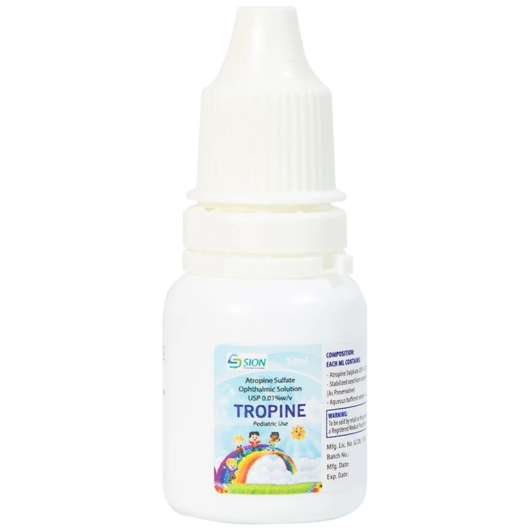 Tropine 0.01% eye drops - control the progression of myopia in children