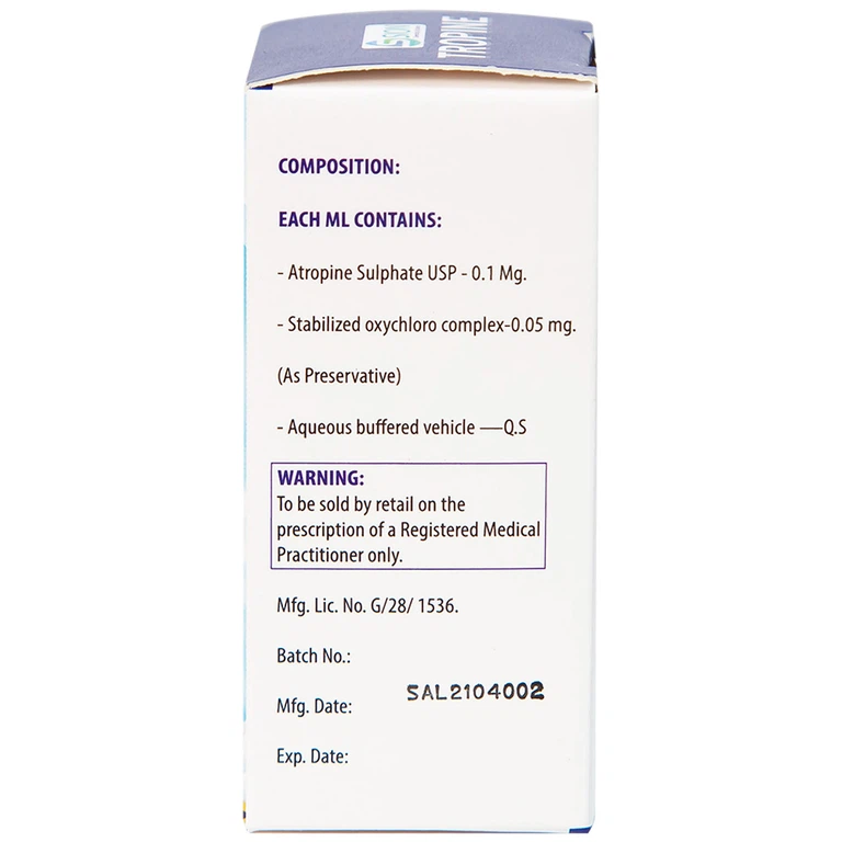 Tropine 0.01% eye drops - control the progression of myopia in children