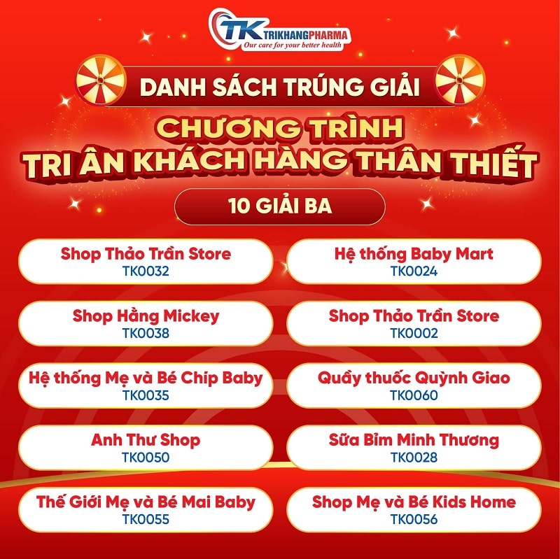 Trí Khang Pharma Livestream Quay số may mắn Tri ân khách hàng