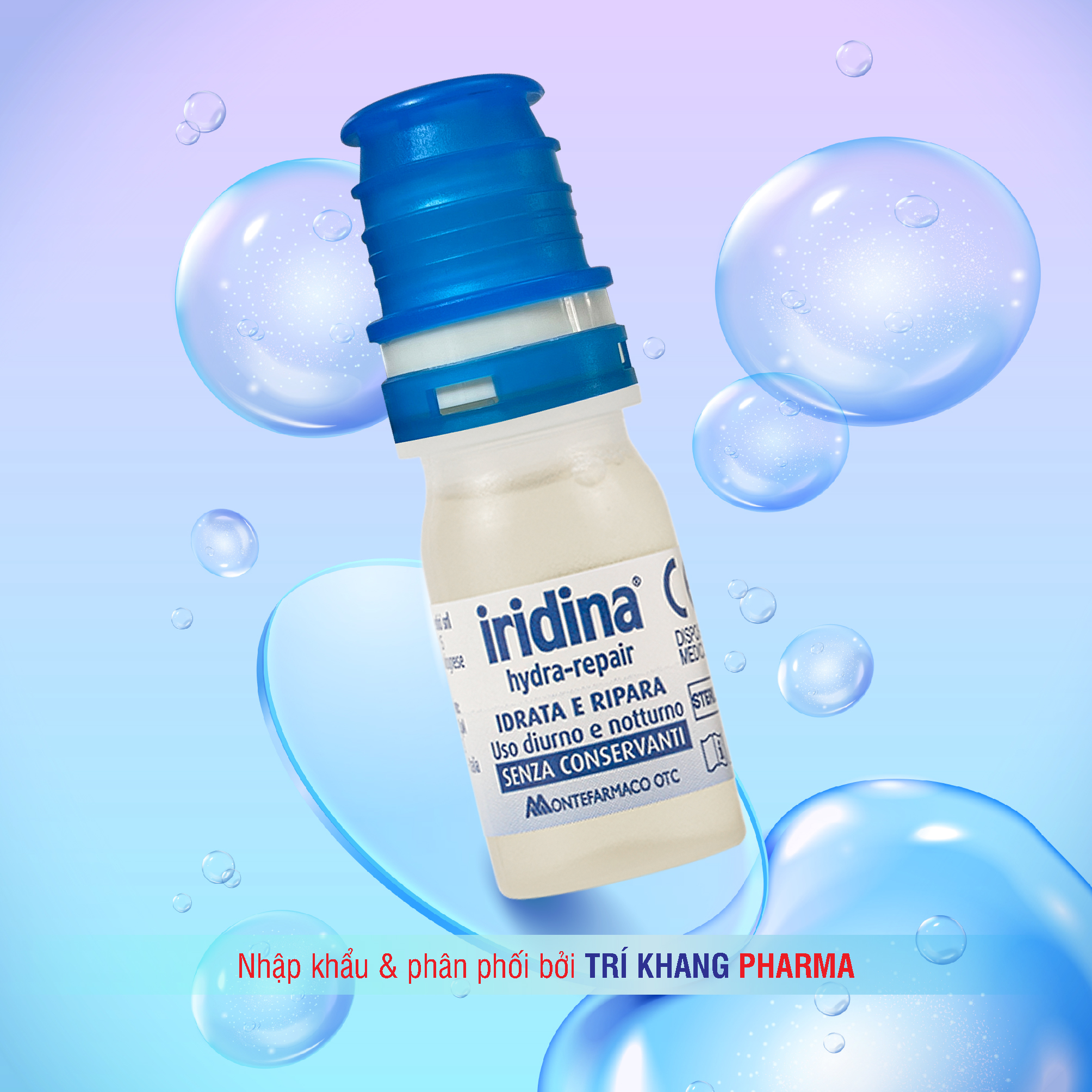 Iridina - Artificial tears help moisturize, protect, and heal the eyes