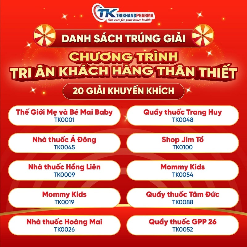 Trí Khang Pharma Livestream Quay số may mắn Tri ân khách hàng