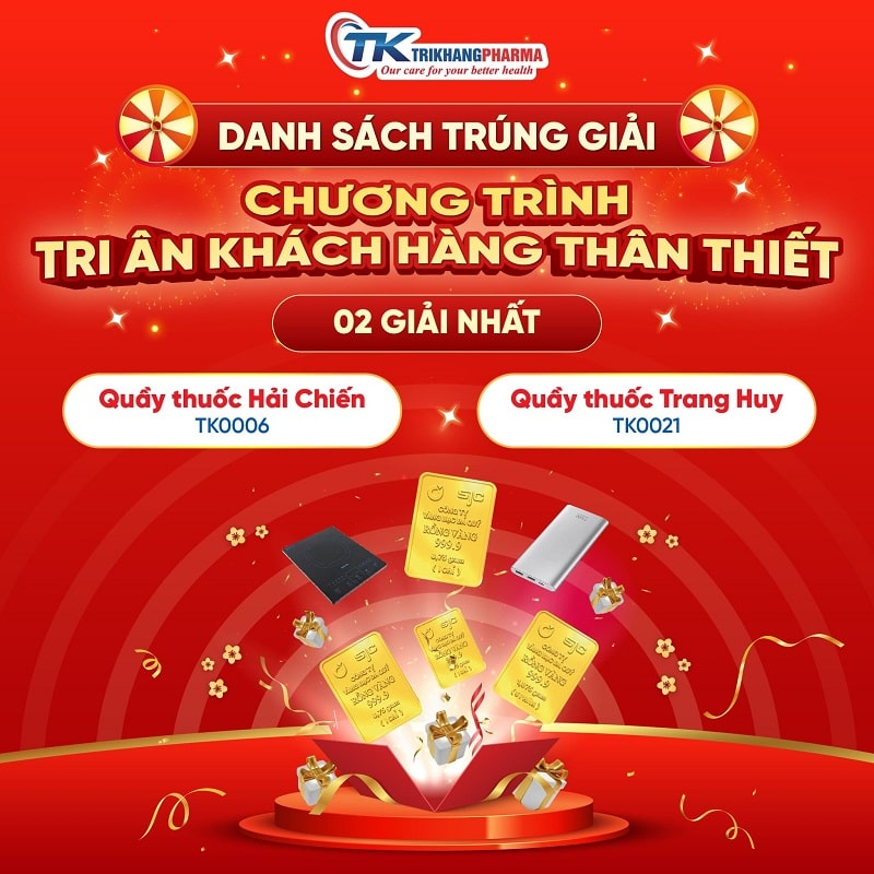 Trí Khang Pharma Livestream Quay số may mắn Tri ân khách hàng