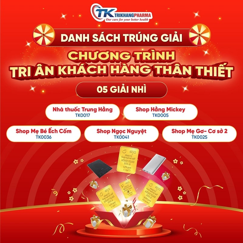 Trí Khang Pharma Livestream Quay số may mắn Tri ân khách hàng