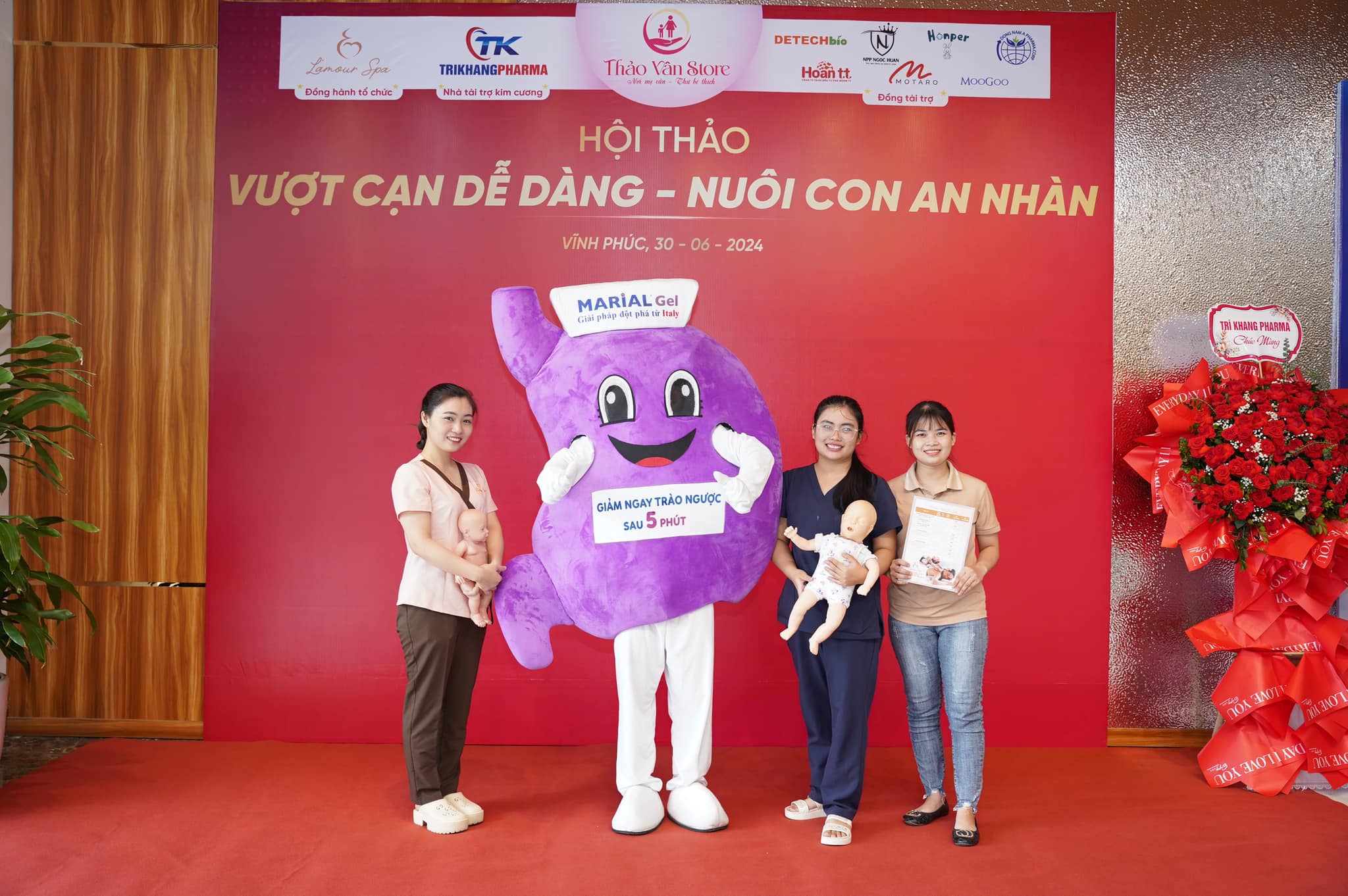 Trí Khang Pharma lan tỏa giá trị cộng đồng trong hội thảo "Vượt cạn dễ dàng - nuôi con an nhàn"