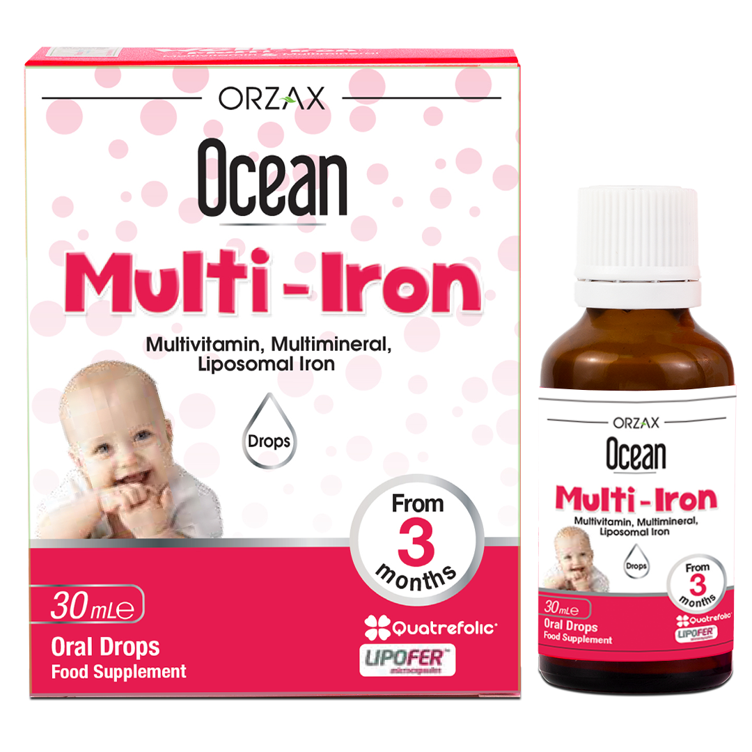 Ocean Multi Iron - Iron and 14 nutrients for children from 3 months old