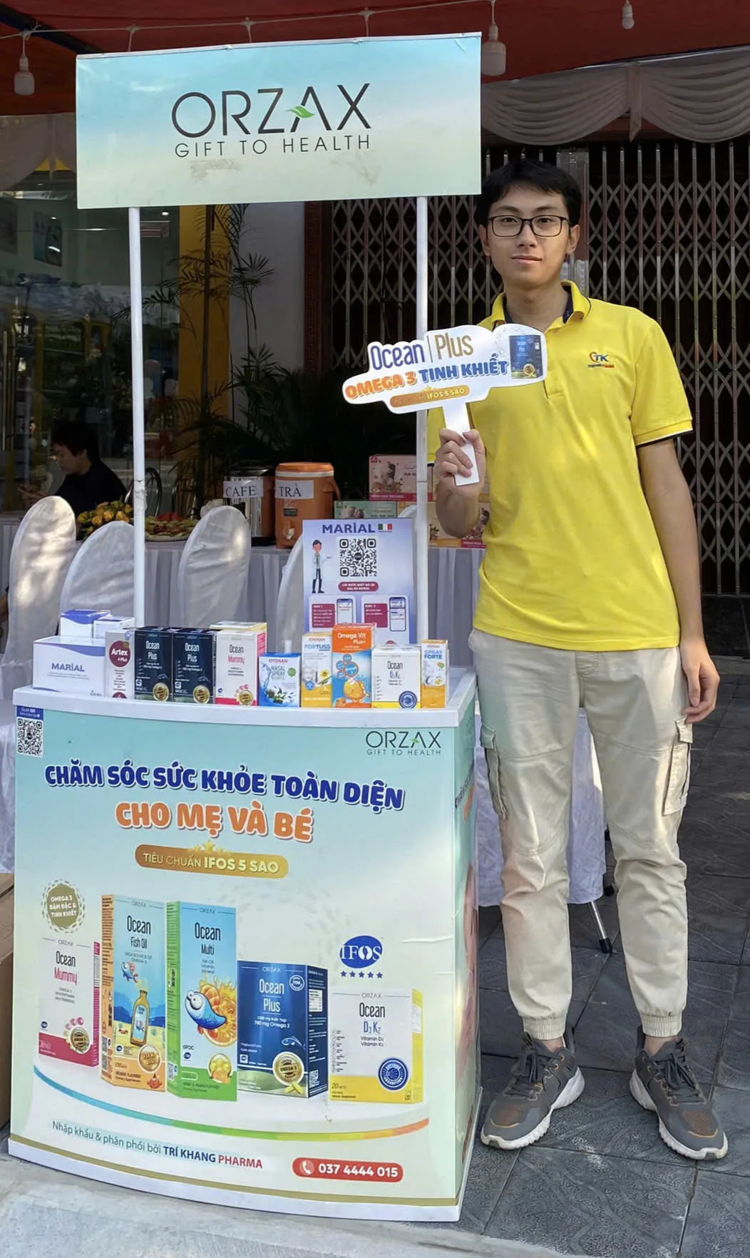 Trí Khang Pharma chúc mừng sự kiện khai trương shop dinh dưỡng Tâm An - Nam Định